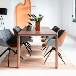 Eettafel Storm Essenhout, kleur Bruin