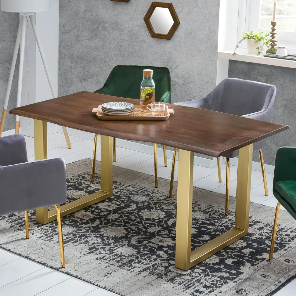 Eettafel Tahisha Acaciahout, 160 x 85cm