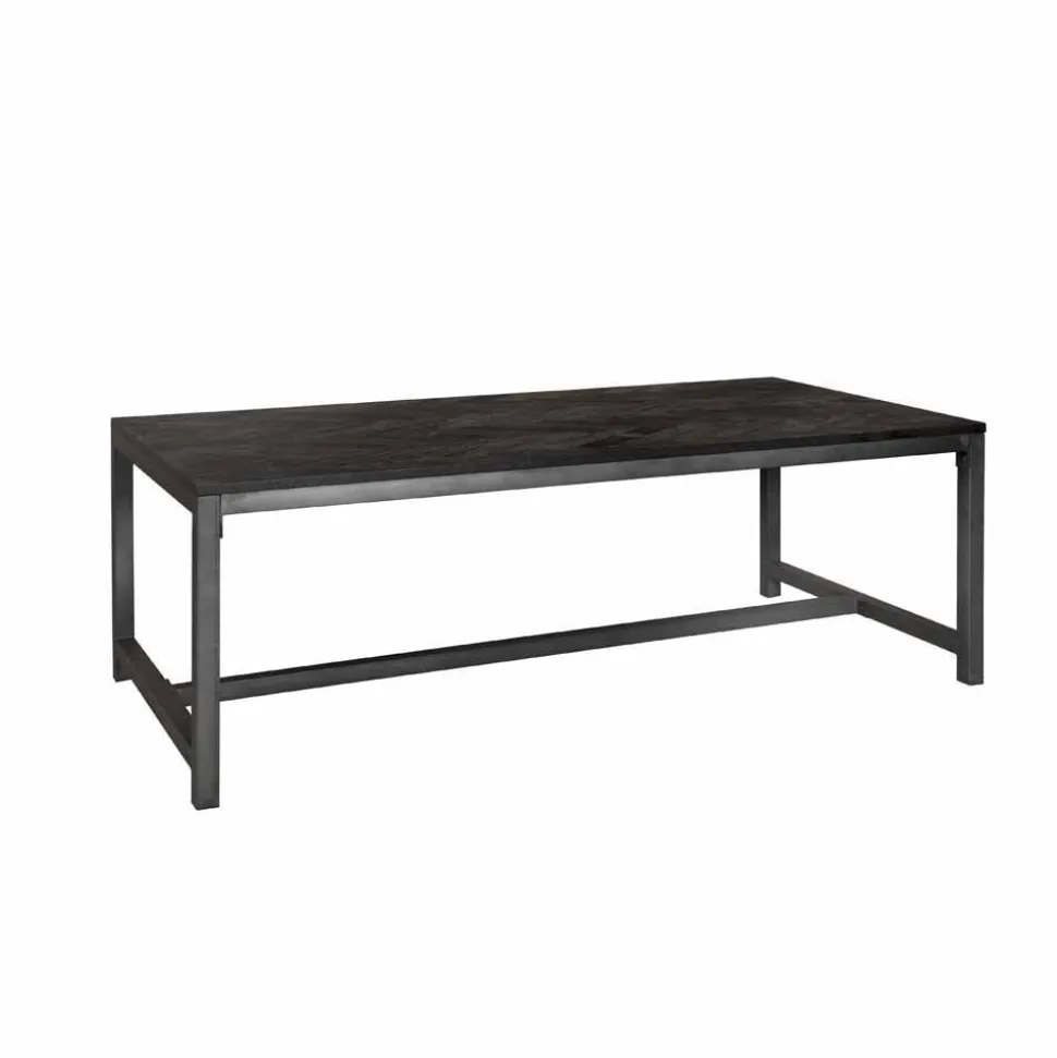 Eettafel Ziano Visgraat, kleur zwart