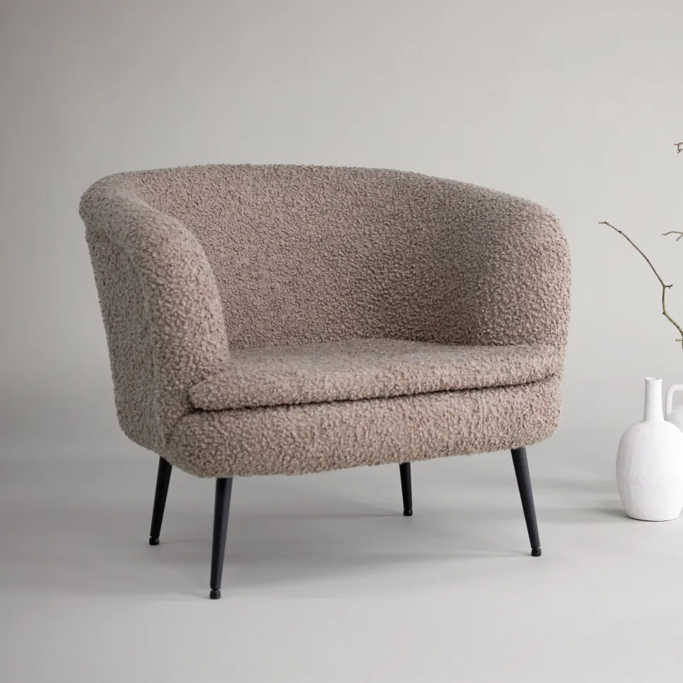Fauteuil Aarti Teddy, kleur Beige
