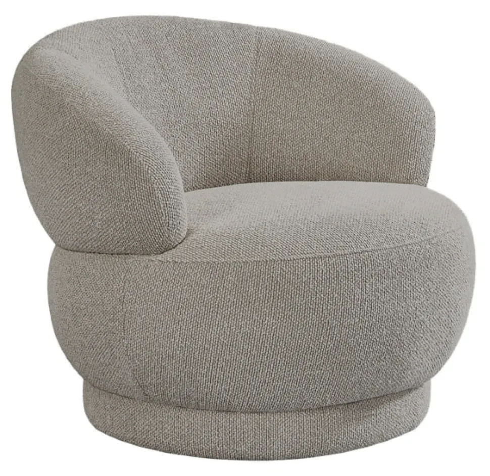 Fauteuil Alvito Bouclé