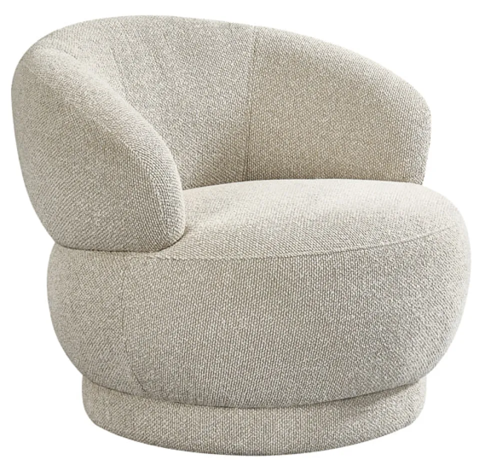 Fauteuil Alvito Bouclé