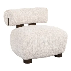 Fauteuil Arabella Chenille, kleur Crème