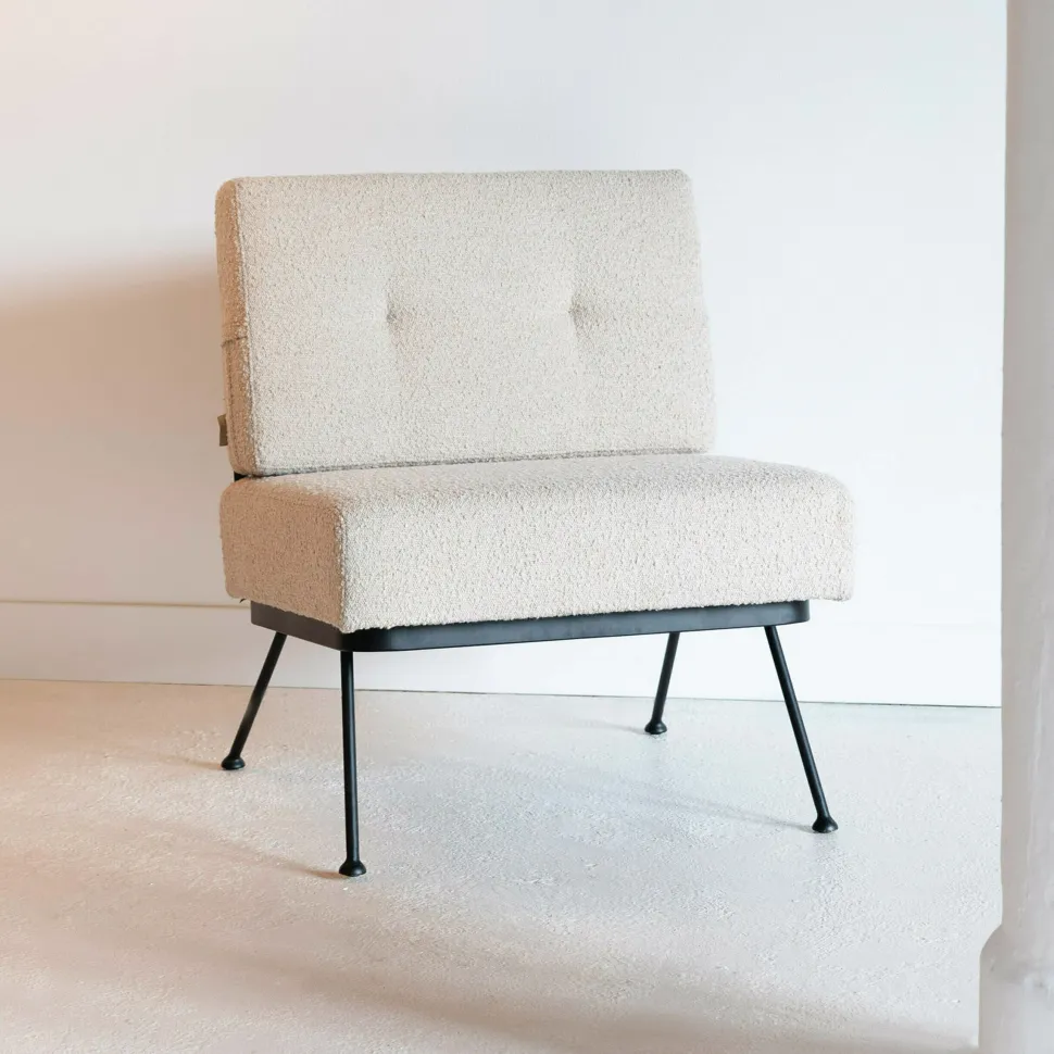 Fauteuil Bowie Bouclé, kleur Naturel