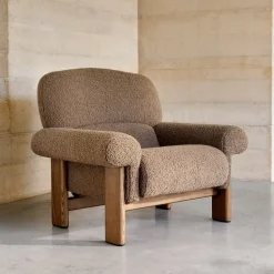 Fauteuil Cabana Bouclé, kleur Taupe