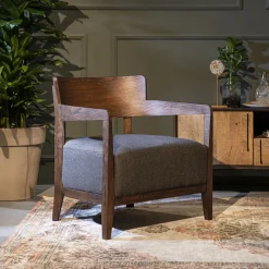 Fauteuil Duran, kleur Grijs