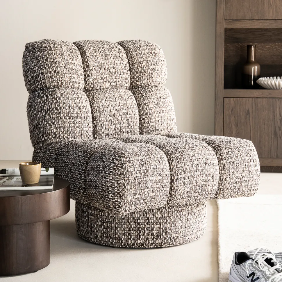 Fauteuil Fenna Geweven stof