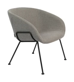 Fauteuil Feston Stof, kleur Grijs
