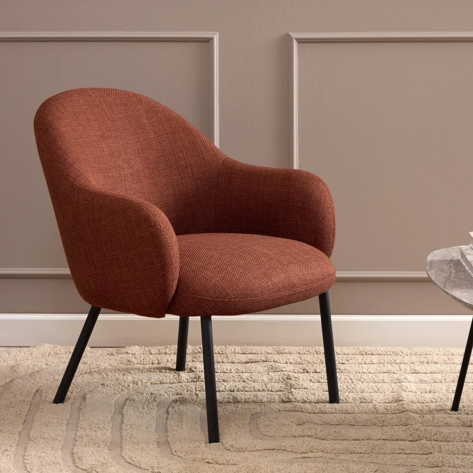 Fauteuil Jacquilyn Structuurstof