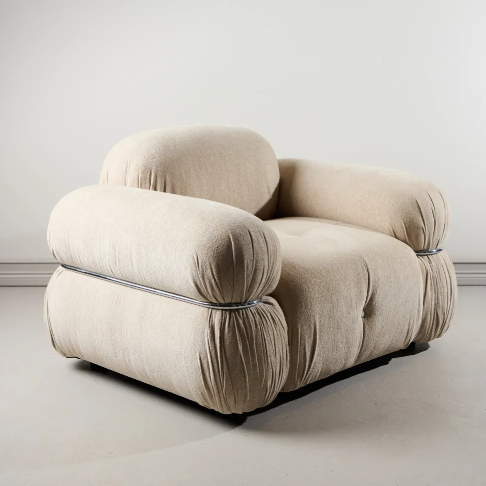 Fauteuil Jett Chenille, kleur Beige
