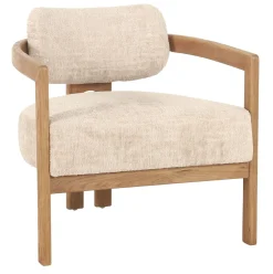 Fauteuil Kelly Chenille, kleur Naturel