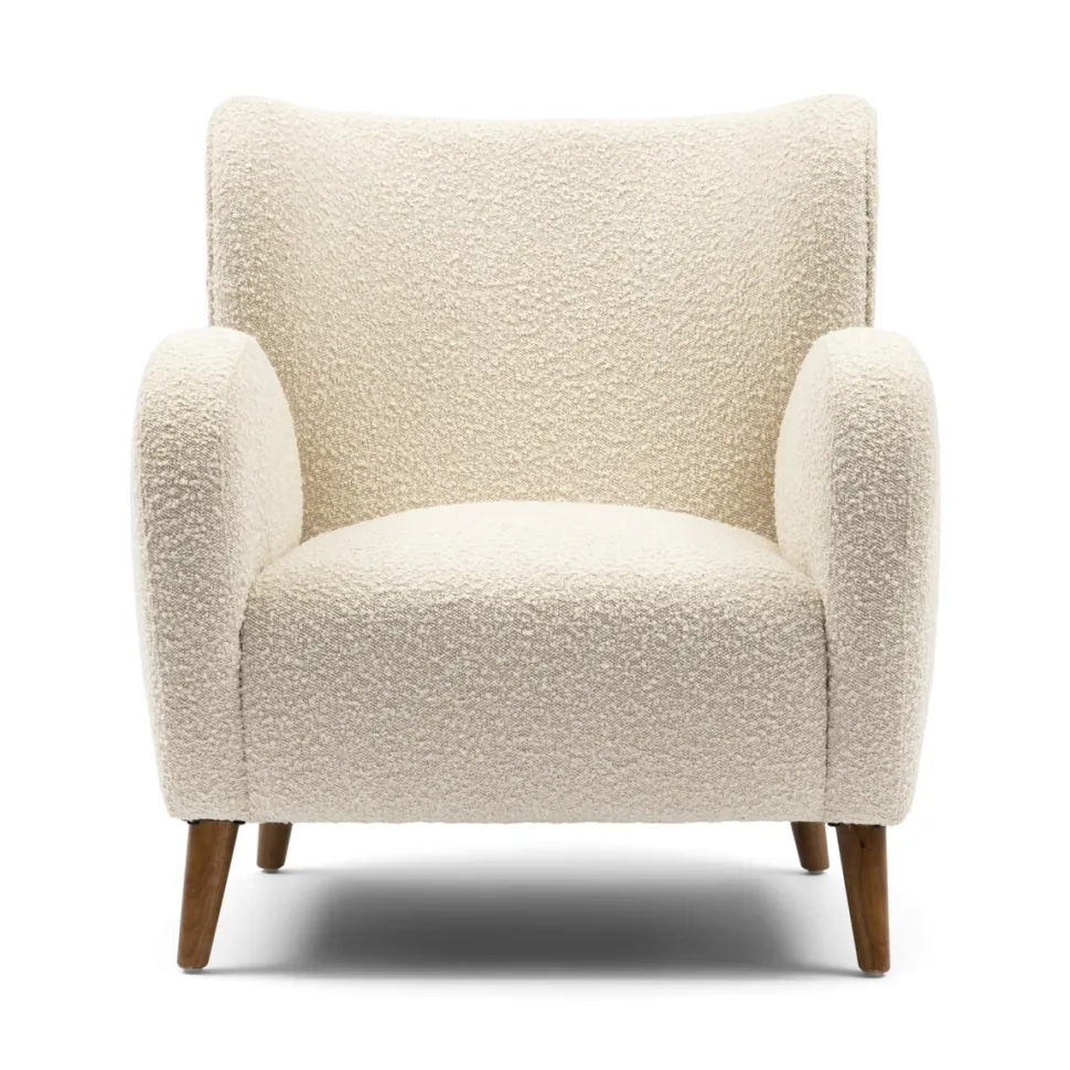 Fauteuil La Contessina Bouclé, kleur Simply White