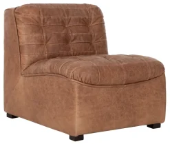 Fauteuil Liberty Leder, kleur Cognac