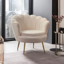 Fauteuil Lizzy Bouclé