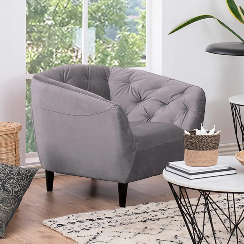 Fauteuil Loes Velvet
