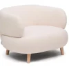 Fauteuil Luisa Bouclé, kleur Ecru