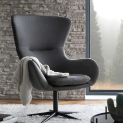 Fauteuil Luiz kleur grijs