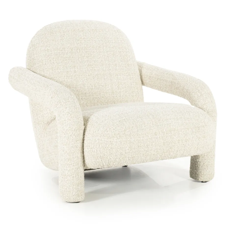 Fauteuil Monica Grove Bouclé