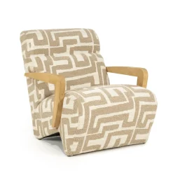 Fauteuil Olek Graffic Bouclé
