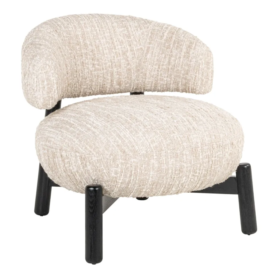 Fauteuil Ornella Bouclé, kleur Beige