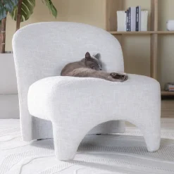 Fauteuil Owen Grove Bouclé