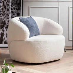 Fauteuil Rayfield Bouclé