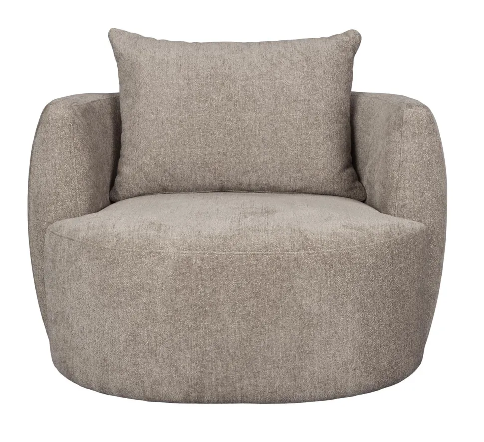 Fauteuil Rocca Geweven stof