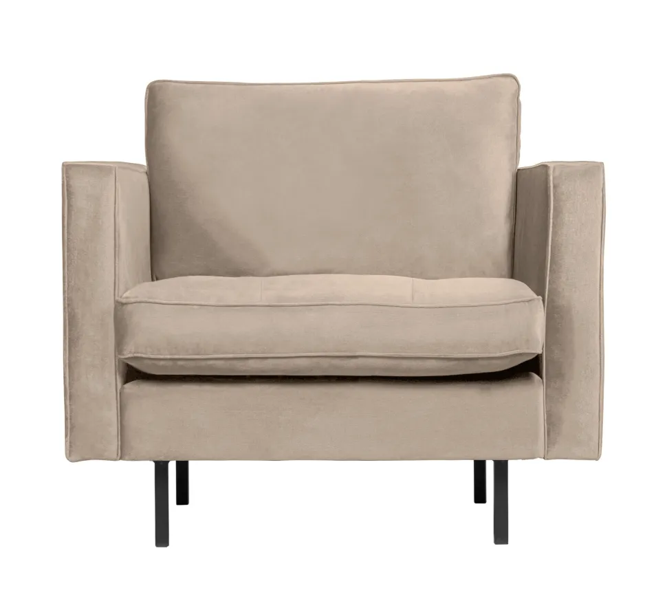 Fauteuil Rodeo Classic Velvet, kleur Khaki