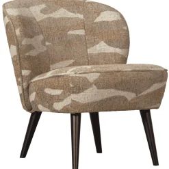 Fauteuil Sara Geweven, kleur Camouflage Groen