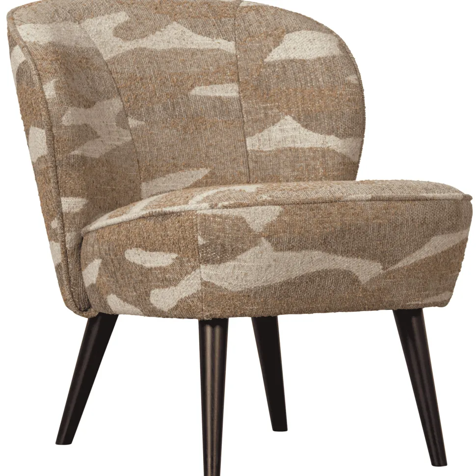 Fauteuil Sara Geweven, kleur Camouflage Groen