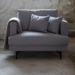 Fauteuil Tamora kleur Grijs