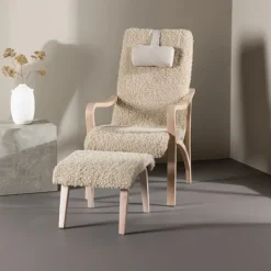 Fauteuil Tandra Sheep, Met voetenbank