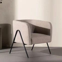 Fauteuil Thersa kleur Beige