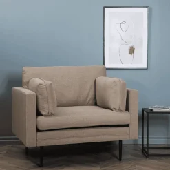 Fauteuil Tylan kleur Bruin