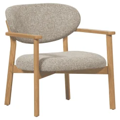Fauteuil Udar Geweven melange stof