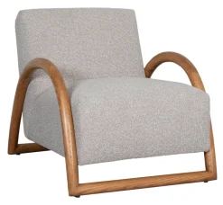 Fauteuil Viggo Bouclé en naturel essenhout, kleur Naturel