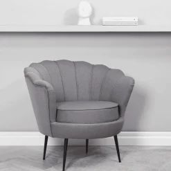 Fauteuil Yoni kleur Grijs