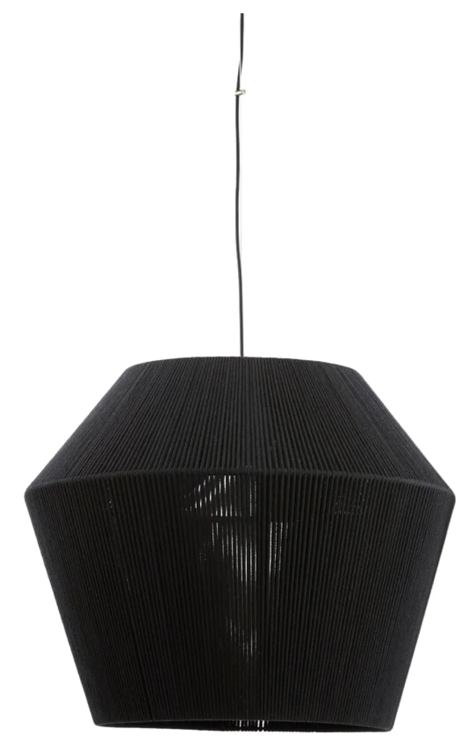 Hanglamp Agaro Katoen, kleur Zwart