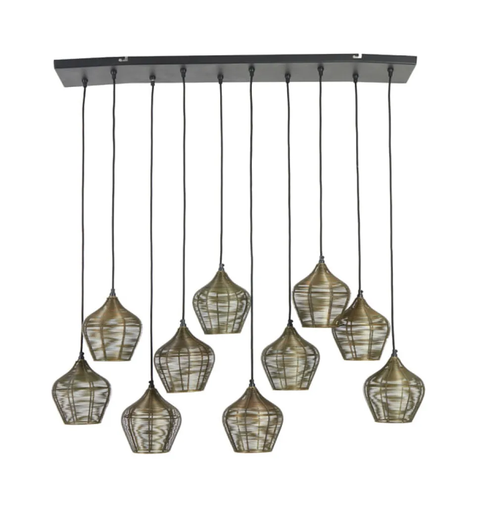 Hanglamp Alvaro 10-Lamps