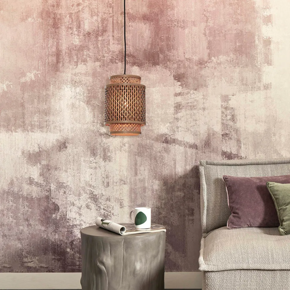 Hanglamp Bhutan Bamboe, 25cm, kleur Naturel