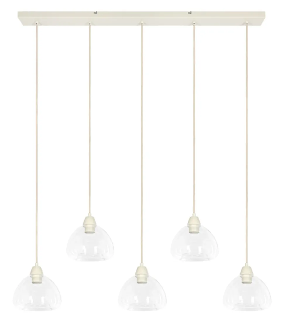 Hanglamp Bisho kleur Crème