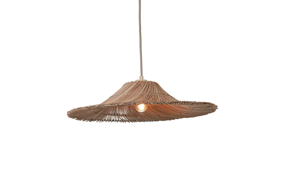 Hanglamp Cancun Rattan, kleur Naturel
