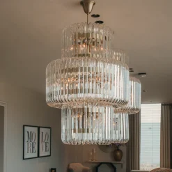 Hanglamp Chenna Glas, 80 x 80cm