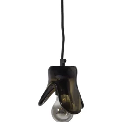 Hanglamp Elle Glas, kleur Bruin