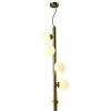 Hanglamp Elorie Brass Antique, 5-lamps