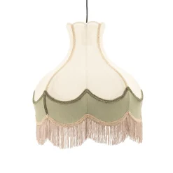 Hanglamp Fringaloo Katoen en jute