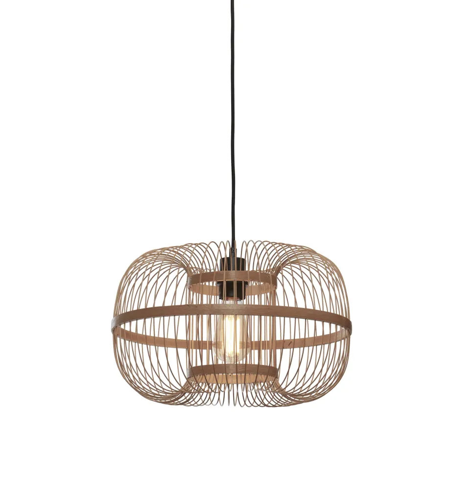 Hanglamp Hokkaido Bamboe, 38cm