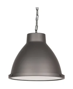 Hanglamp Industry, Metaal, kleur Grijs