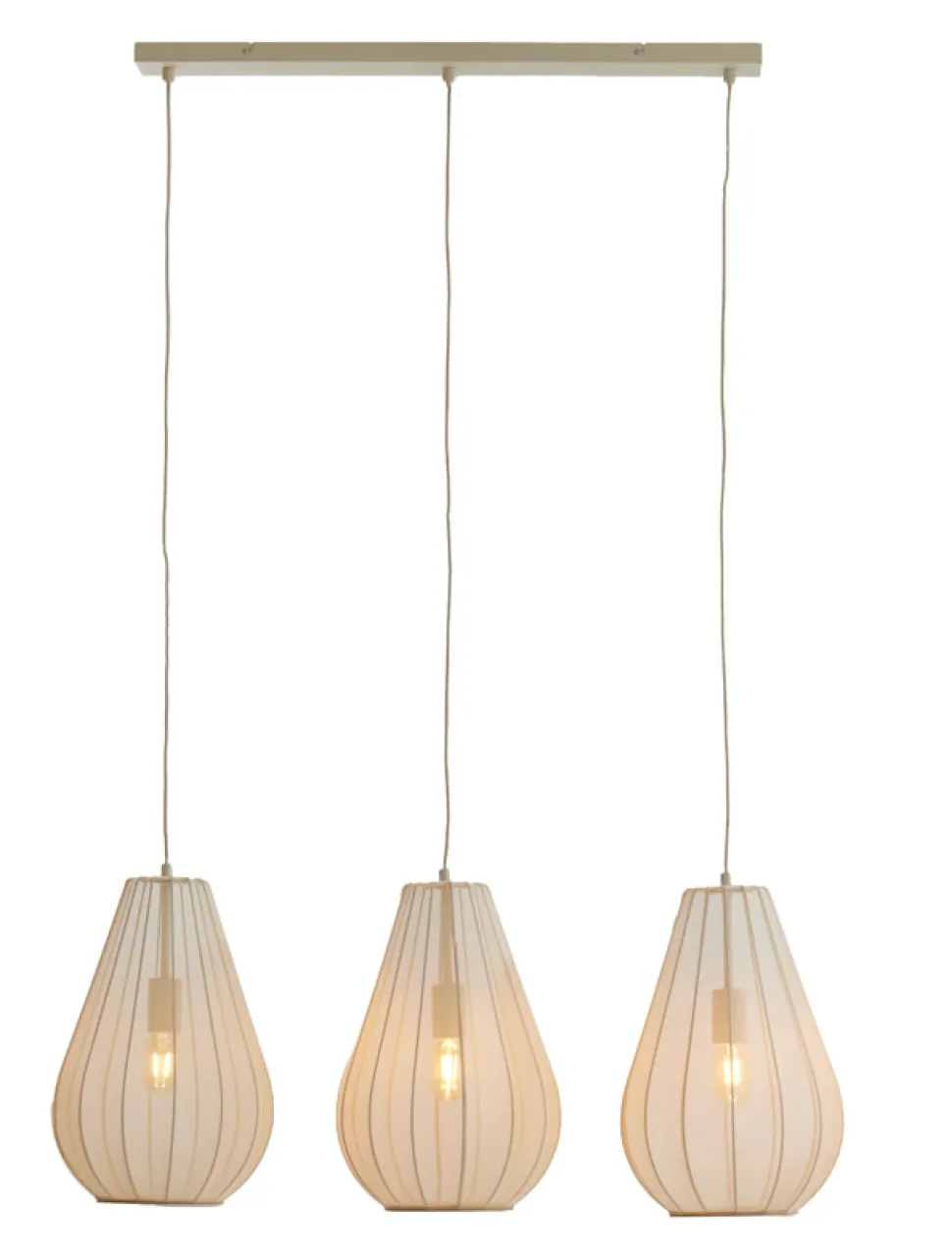 Hanglamp Itela 3-Lamps, kleur Zand