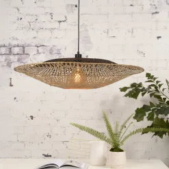 Hanglamp Kalimantan Bamboe, kleur Naturel/Zwart